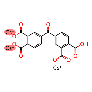 tricesium hydrogen 4,4'-carbonylbisphthalate