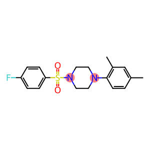 1-(2,4-dimethylphenyl)-4-[(4-fluorophenyl)sulfonyl]piperazine