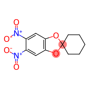 5,6-dinitrospiro[1,3-benzodioxole-2,1'-cyclohexane]