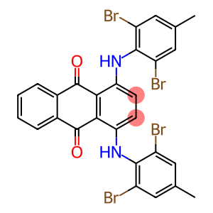 1,4-bis[(2,6-dibromo-4-methylphenyl)amino]anthraquinone