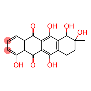 5,12-Naphthacenedione, 7,8,9,10-tetrahydro-1,6,7,8,11-pentahydroxy-8-methyl-