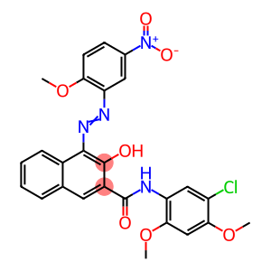N-(5-Chloro-2,4-dimethoxyphenyl)-3-hydroxy-N-[(2-methoxy-5-nitrophenyl)azo]-2-naphthalenecarboxamide