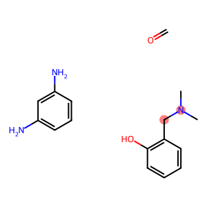 Formaldehyde, polymer with 1,3-benzenediamine and (dimethylamino)methylphenol