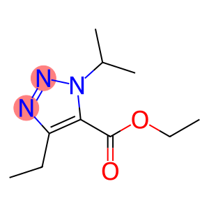 1H-1,2,3-Triazole-5-carboxylicacid,4-ethyl-1-(1-methylethyl)-,ethylester(9CI)