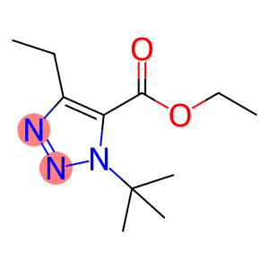 1H-1,2,3-Triazole-5-carboxylicacid,1-(1,1-dimethylethyl)-4-ethyl-,ethylester(9CI)