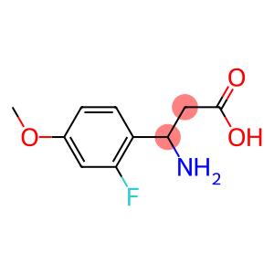 3-aMino-3-(2-fluoro-4-Methoxyphenyl)propanoic acid