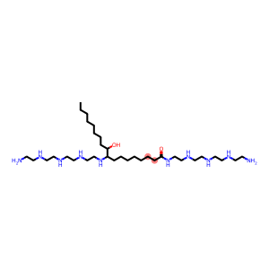 3,6,9,12-Tetraazaheneicosan-21-amide, 1-amino-N-2-2-2-(2-aminoethyl)aminoethylaminoethylaminoethyl-13-(1-hydroxynonyl)-