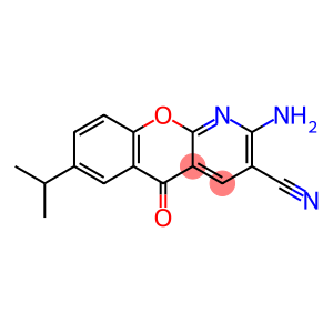 2-amino-5-oxo-7-propan-2-yl-3-[1]benzopyrano[2,3-b]pyridinecarbonitrile