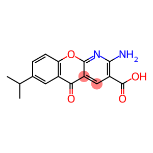 2-Amino-7-isopropyl-1-azaxanthone-3-carboxylic Acid