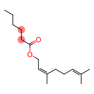 Hexanoic acid (Z)-3,7-dimethyl-2,6-octadienyl ester