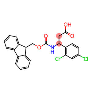 3-(2,4-dichlorophenyl)-3-{[(9H-fluoren-9-ylmethoxy)carbonyl]amino}propanoic acid