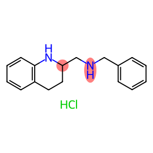 2-Quinolinemethanamine, 1,2,3,4-tetrahydro-N-(phenylmethyl)-, hydrochloride (1:1)