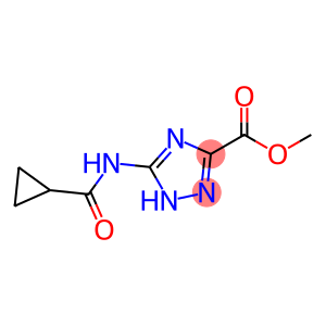 1H-1,2,4-Triazole-3-carboxylicacid,5-[(cyclopropylcarbonyl)amino]-,methyl