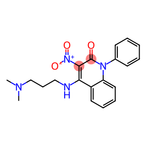 2(1H)-Quinolinone, 4-[[3-(dimethylamino)propyl]amino]-3-nitro-1-phenyl-