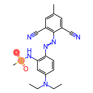 N-[2-[(2,6-dicyano-p-tolyl)azo]-5-(diethylamino)phenyl]methanesulphonamide