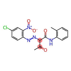 2-[(4-chloro-2-nitrophenyl)diazenyl]-N-(2-methylphenyl)-3-oxobutanamide