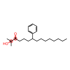 2-hydroxy-2-methyl-7-phenylpentadecan-3-one