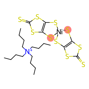 TETRA-N-BUTYLAMMONIUM BIS(1,3-DITHIOLE-2-THIONE-4,5-DITHIOLATO) NICKEL (III) COMPLEX