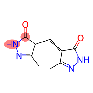 3H-Pyrazol-3-one, 4-[(4,5-dihydro-3-methyl-5-oxo-1H-pyrazol-4-ylidene)methyl]-2,4-dihydro-5-methyl-