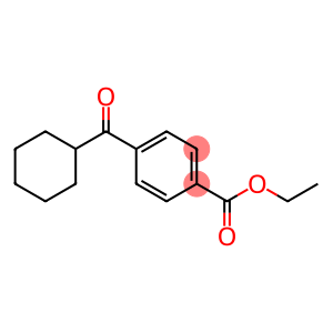 Benzoic acid, 4-(cyclohexylcarbonyl)-, ethyl ester