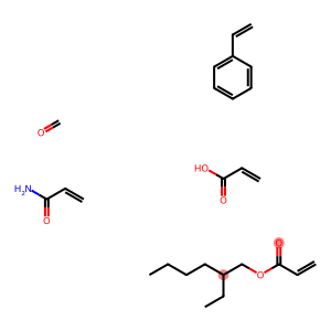 2-Propenoic acid, polymer with ethenylbenzene, 2-ethylhexyl 2-propenoate and 2-propenamide, reaction products with formaldehyde, butylated