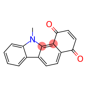 1H-Benzo[a]carbazole-1,4(11H)-dione, 11-methyl-