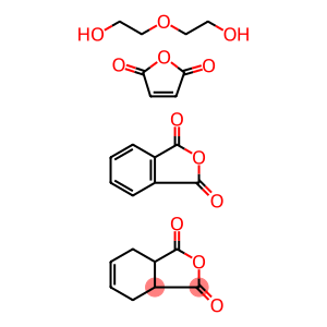 顺丁烯二酐与邻苯二甲酸酐、二乙二醇和四氢邻苯二甲酸酐的聚合物