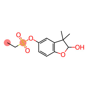 2-羟基-3,3-二甲基-2,3-二氢-1-苯并呋喃-5-乙烷磺酸盐
