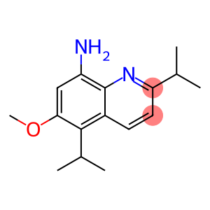 8-Quinolinamine, 6-methoxy-2,5-bis(1-methylethyl)-