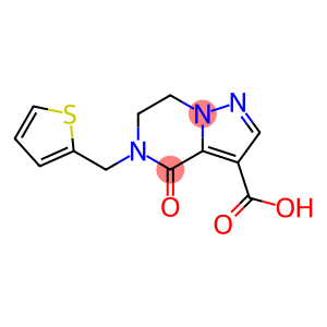4-氧代-5-(噻吩-2-基甲基)-4,5,6,7-四氢吡唑并[1,5-a]吡嗪-3-羧酸