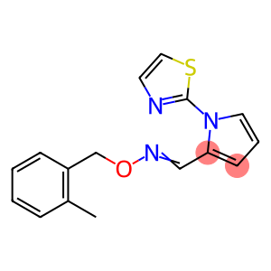 (Z)-[(2-methylphenyl)methoxy]({[1-(1,3-thiazol-2-yl)-1H-pyrrol-2-yl]methylidene})amine