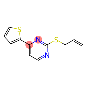 2-(ALLYLSULFANYL)-4-(2-THIENYL)PYRIMIDINE