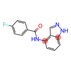 Benzamide, 4-fluoro-N-1H-indazol-4-yl- (9CI)