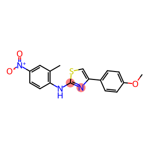 4-(4-METHOXYPHENYL)-N-(2-METHYL-4-NITROPHENYL)-1,3-THIAZOL-2-AMINE