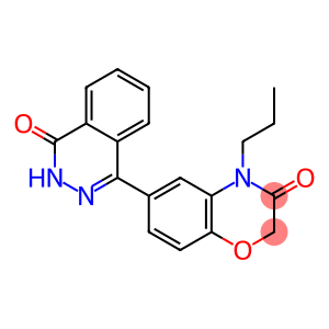6-(4-OXO-3,4-DIHYDRO-1-PHTHALAZINYL)-4-PROPYL-2H-1,4-BENZOXAZIN-3(4H)-ONE