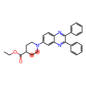 ETHYL 1-(2,3-DIPHENYL-6-QUINOXALINYL)-4-PIPERIDINECARBOXYLATE