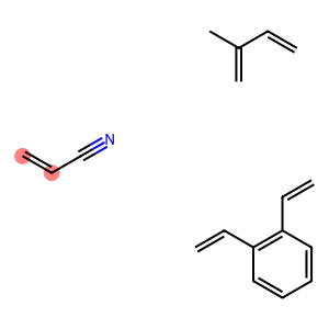 2-丙烯腈与二乙烯苯和2-甲基-1,3-丁二烯的聚合物的水解产物