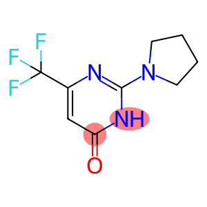2-PYRROLIDIN-1-YL-6-TRIFLUOROMETHYL-PYRIMIDIN-4-OL