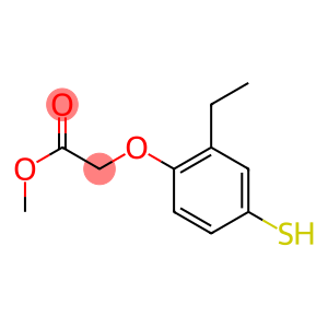 Acetic acid, (2-ethyl-4-mercaptophenoxy)-, methyl ester (9CI)