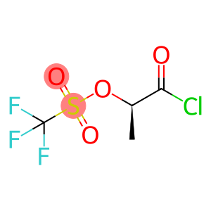 Methanesulfonic acid, 1,1,1-trifluoro-, (1R)-2-chloro-1-methyl-2-oxoethyl ester