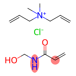 N,N-二甲基-N-丙烯基丙烯铵氯化物与N-羟甲基-2-丙烯酰胺的聚合物