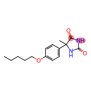 5-[p-(Pentyloxy)phenyl]-5-methylhydantoin