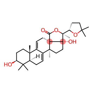 Lanosta-7,9(11)-dien-18-oic acid, 22,25-epoxy-3,17,20-trihydroxy-, γ-lactone, (3β,22S)-