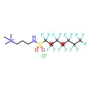 trimethyl-3-[[(pentadecafluoroheptyl)sulphonyl]amino]propylammonium chloride