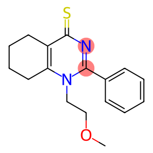 1-(2-methoxyethyl)-2-phenyl-5,6,7,8-tetrahydroquinazoline-4(1H)-thione