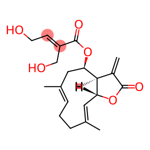 (3aR,6E,10E,11aR)-3a,4,5,8,9,11a-Hexahydro-3-methylene-6,10-dimethyl-4α-[(E)-4-hydroxy-2-(hydroxymethyl)-2-butenoyloxy]cyclodeca[b]furan-2(3H)-one