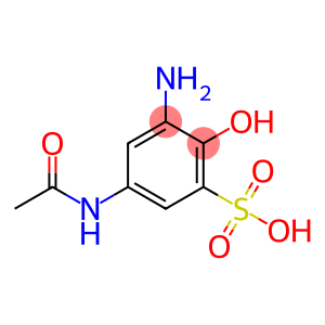 5-acetamido-3-amino-2-hydroxybenzenesulphonic acid