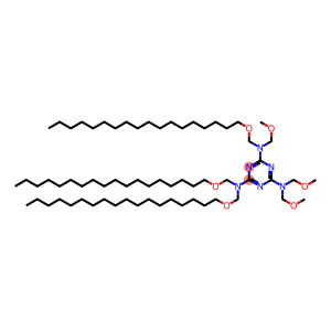 1,3,5-Triazine-2,4,6-triamine, tris(methoxymethyl)tris[(octadecyloxy)methyl]-
