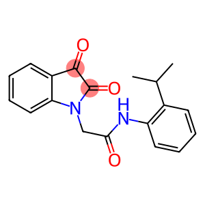 1H-Indole-1-acetamide, 2,3-dihydro-N-[2-(1-methylethyl)phenyl]-2,3-dioxo-