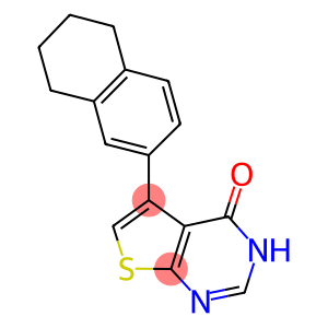 5-(5,6,7,8-TETRAHYDRO-NAPHTHALEN-2-YL)-3H-THIENO[2,3-D]PYRIMIDIN-4-ONE